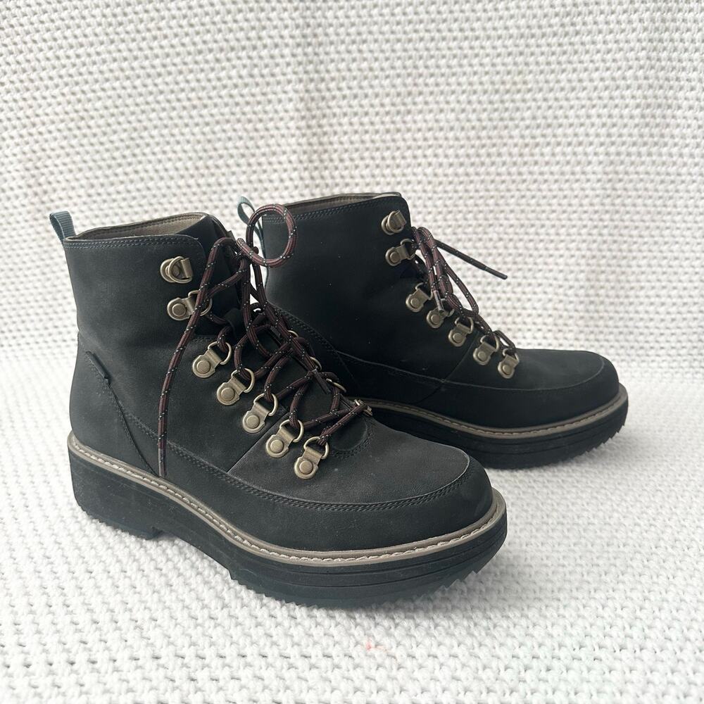 Teva Black Midform Lace Up Gorpcore Ankle Combat Boots Style 1123510 Size 8.5